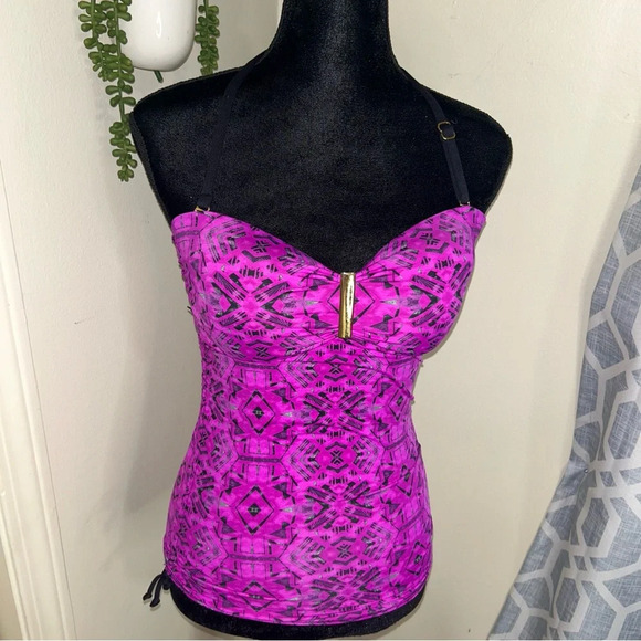 Leonisa Stunning Tankini Bathing Suit top - Picture 1 of 7